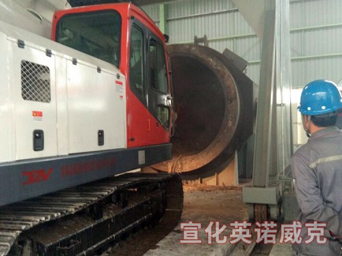 履帶式全液壓拆包機